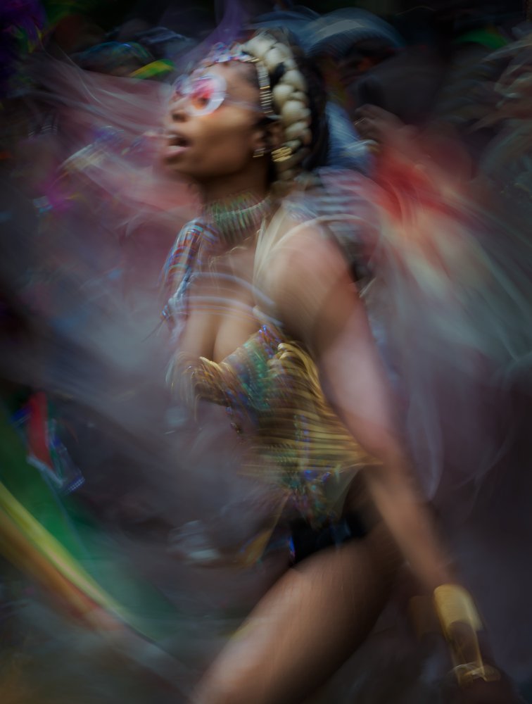 Dynamic Carnival Woman