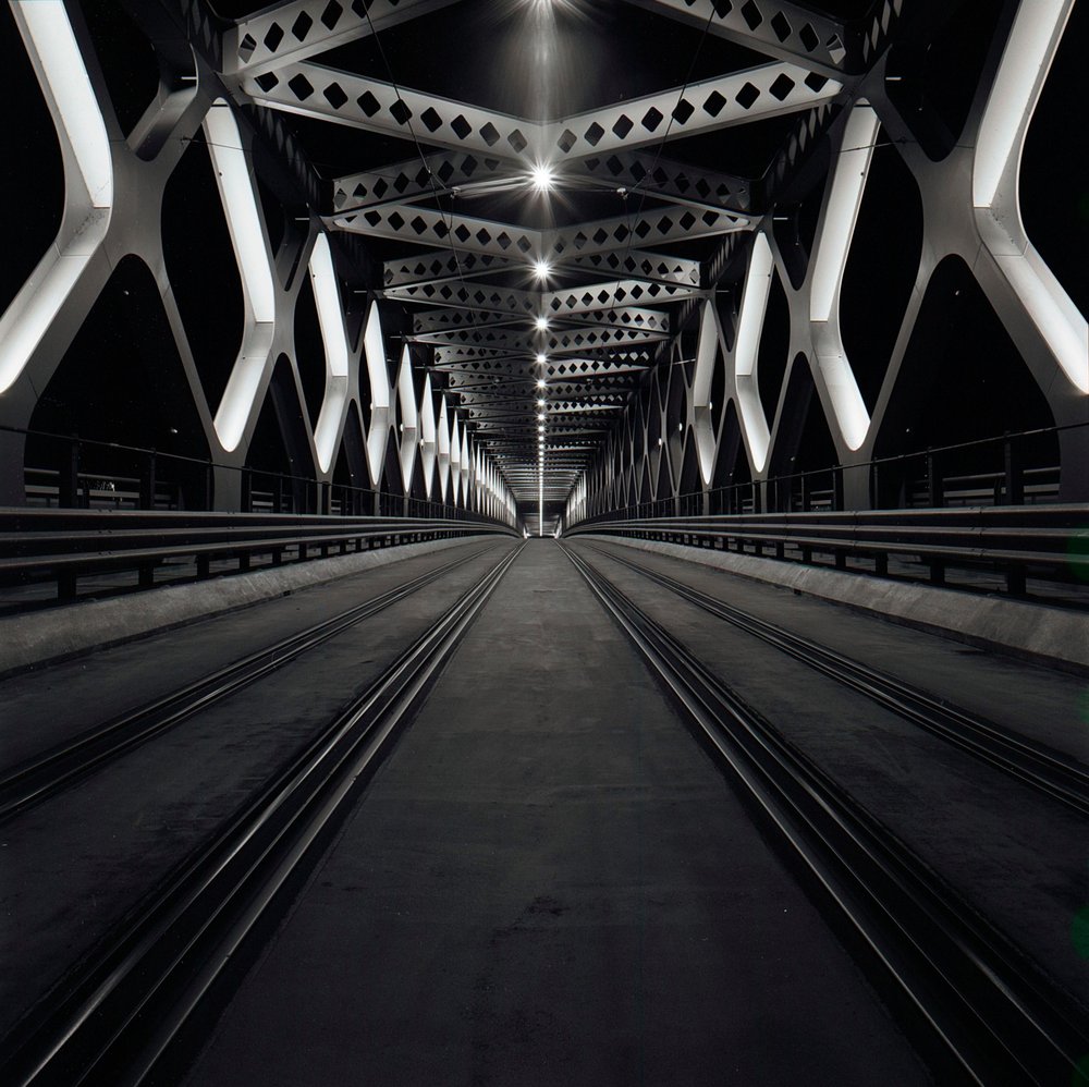 Dark Industrial Bridge