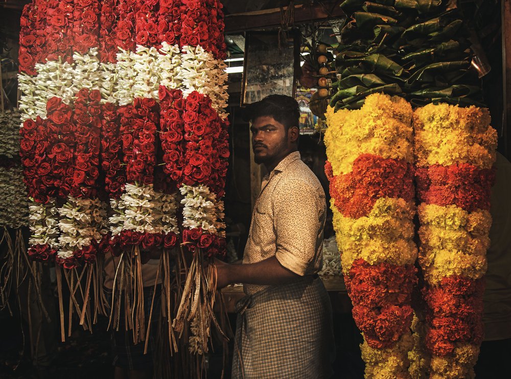 Colorful Flower Market