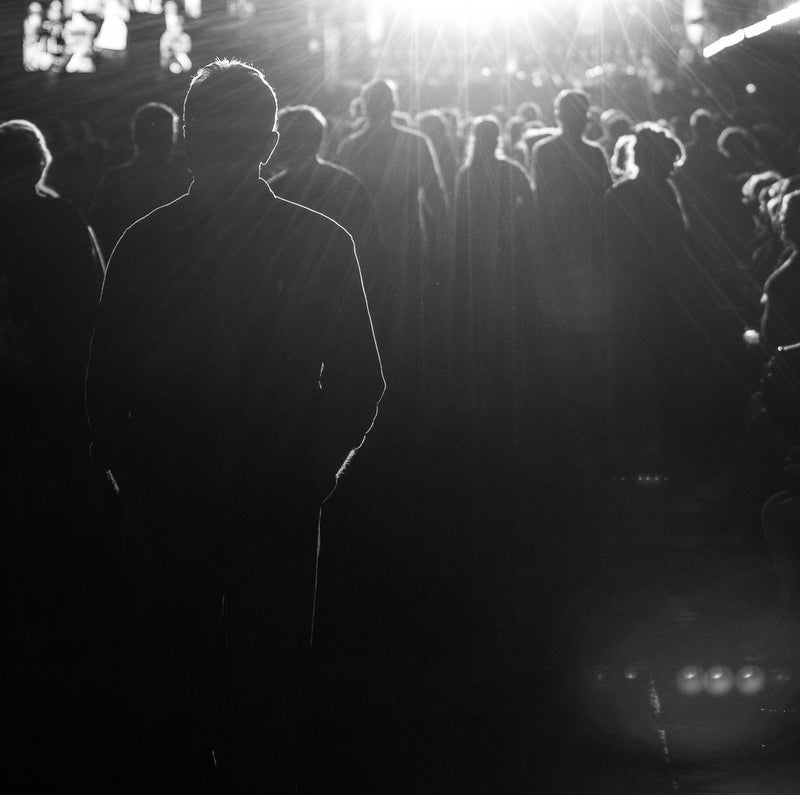 Backlit Crowd Scene