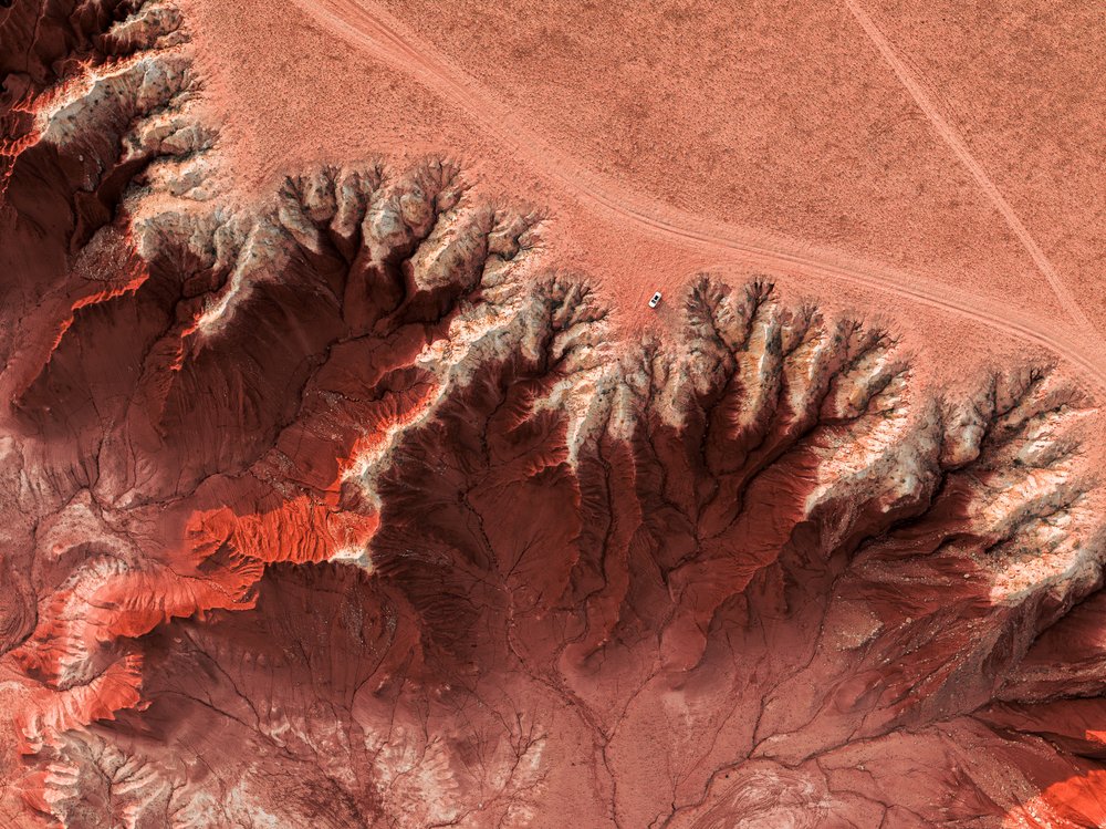 Red Rock Canyonlands Aerial