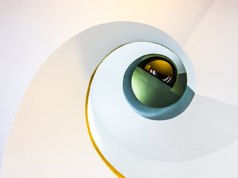 Golden Spiral Staircase