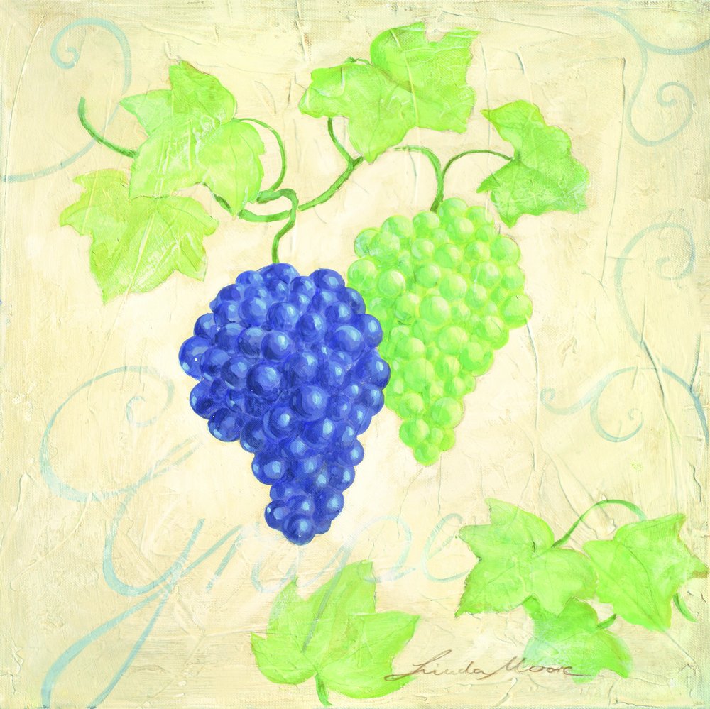 Fresh Blue Green Grapes