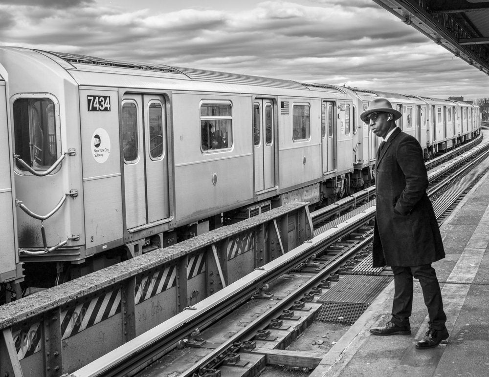 Man at Subway Station