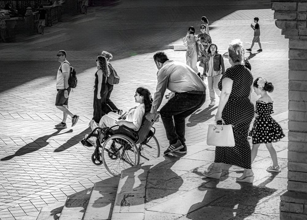 City Shadows And People