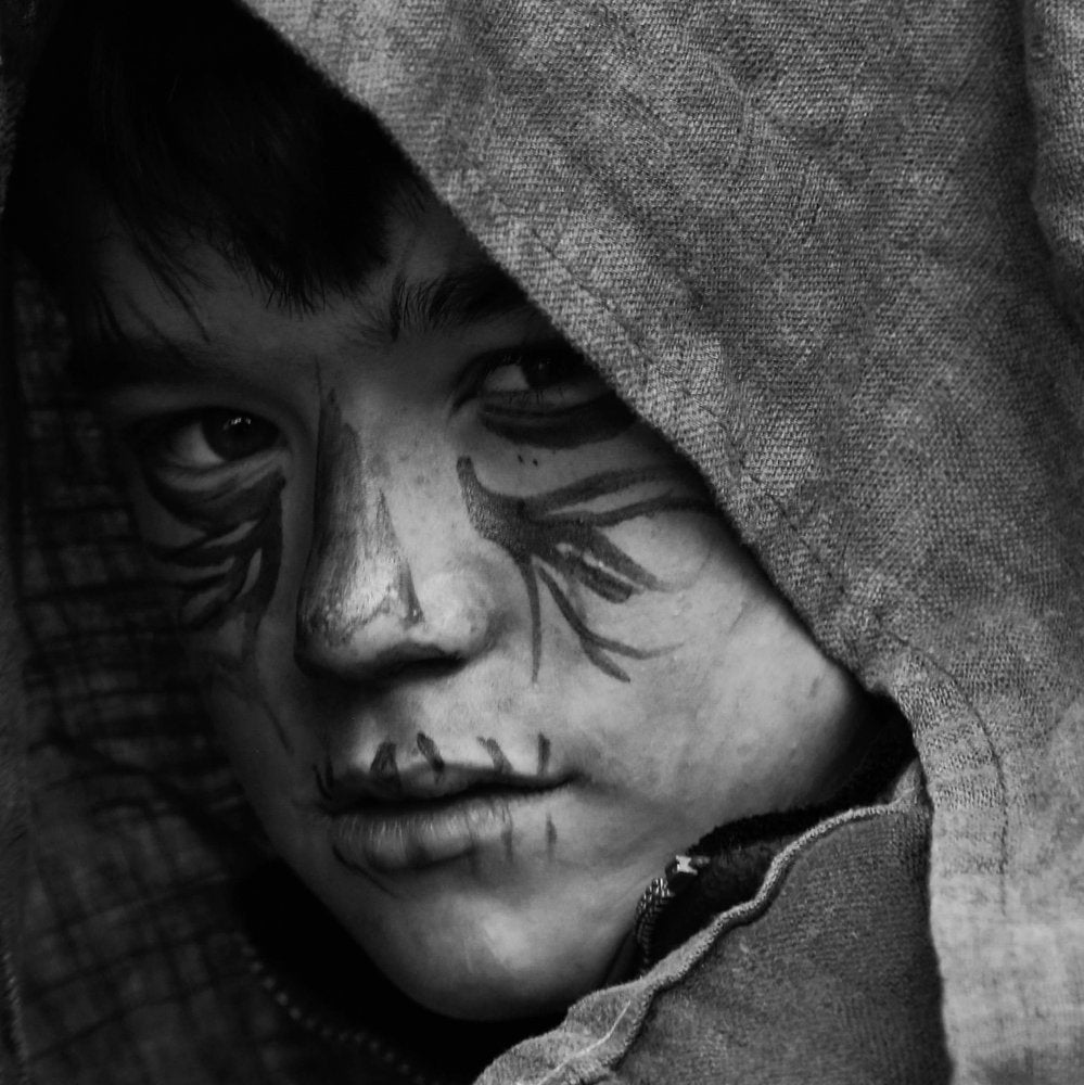 Mysterious Hooded Child