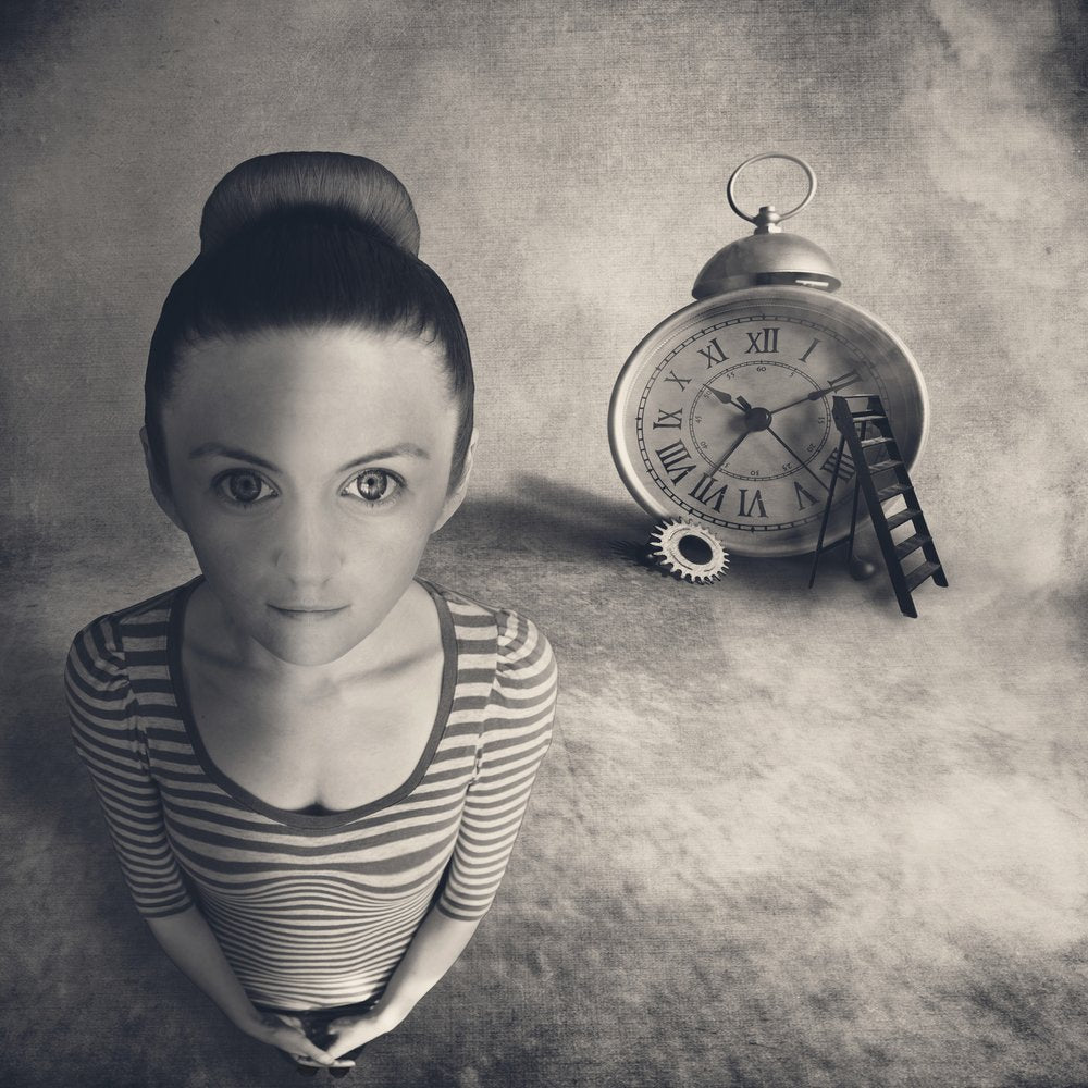Surreal Woman and Time