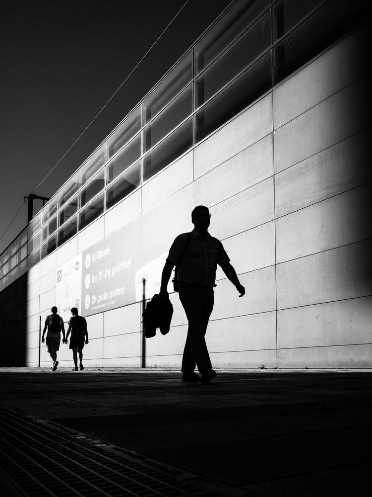 Urban Silhouettes Walking