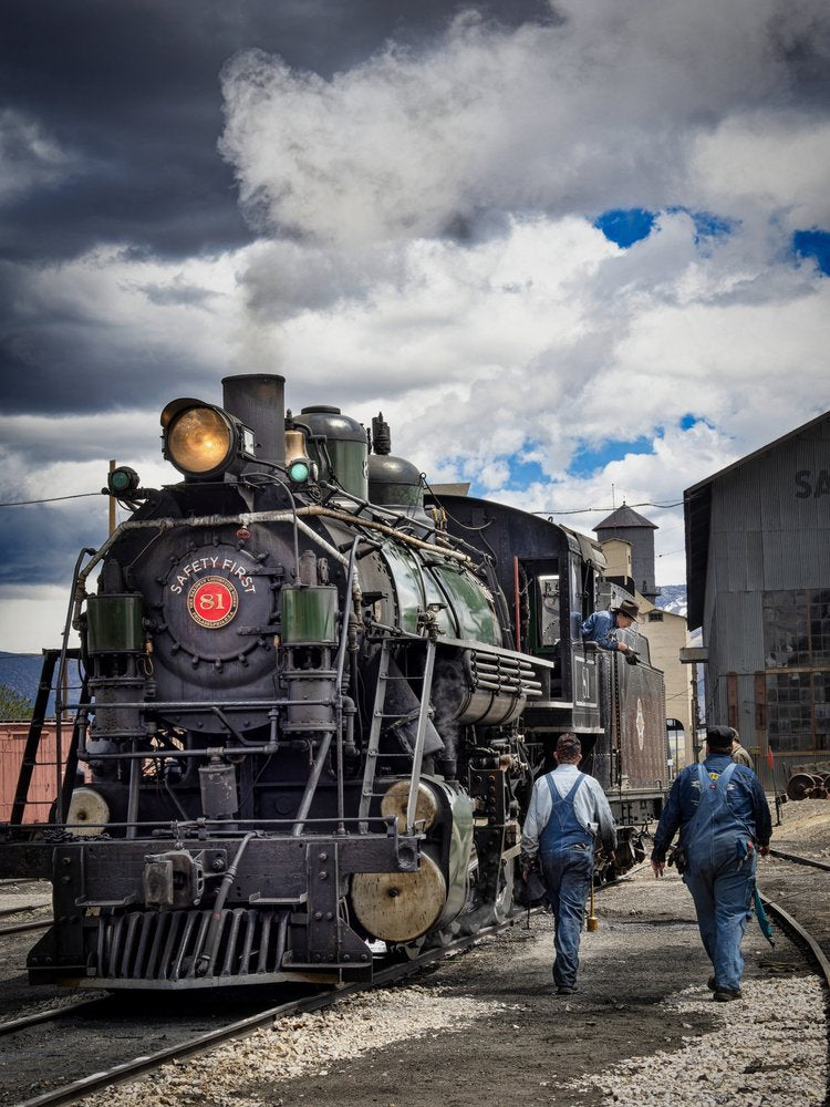 Steam Train with Crew