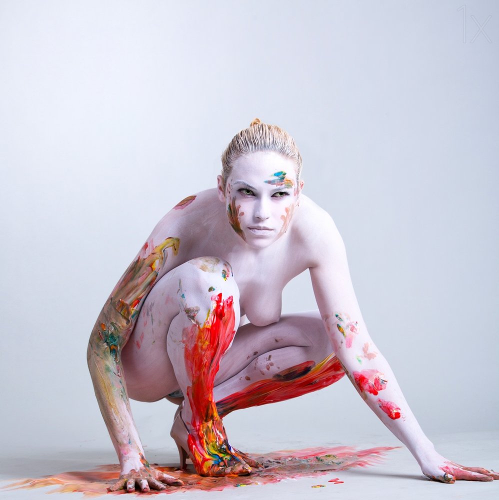 Artistic Painted Woman