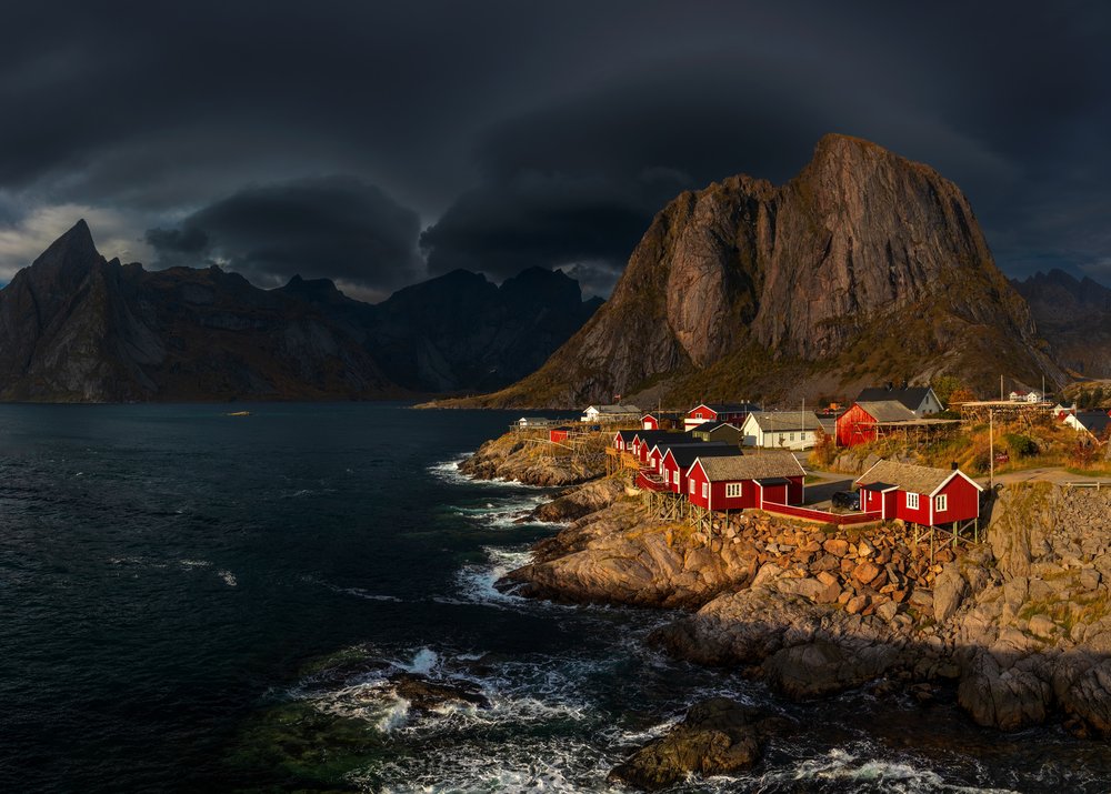 Lofoten Red Fishing Village