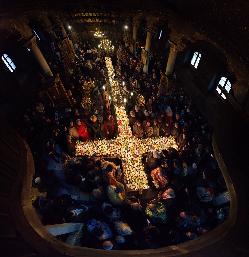 Church Candle Cross