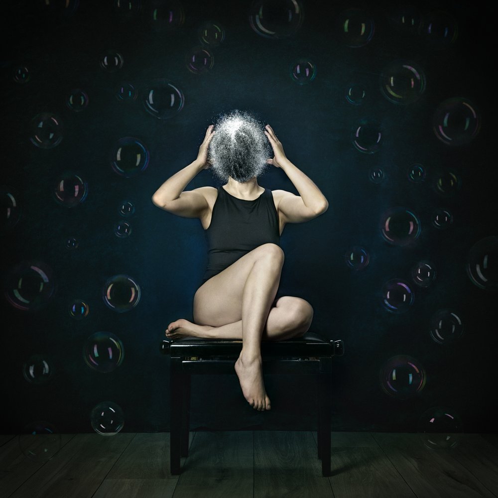 Enigmatic Bubble Woman