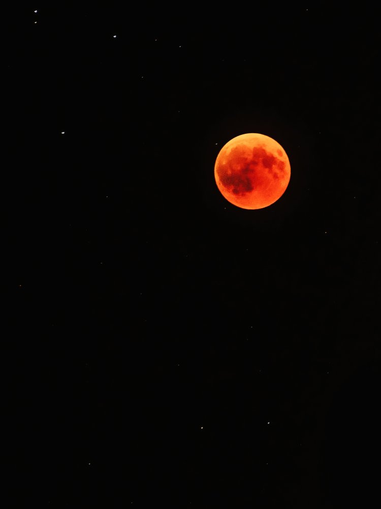 Blood Moon Night Sky