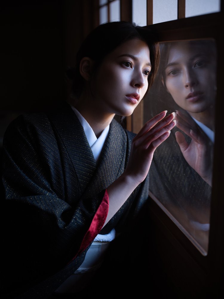 Japanese Woman Reflection