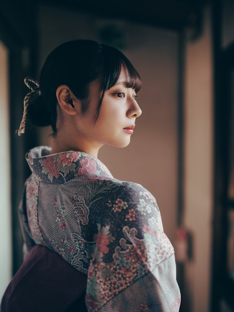 Serene Kimono Portrait