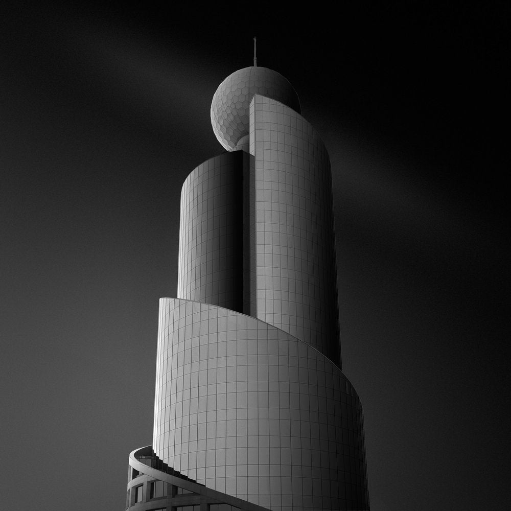 Modern Spiral Skyscraper