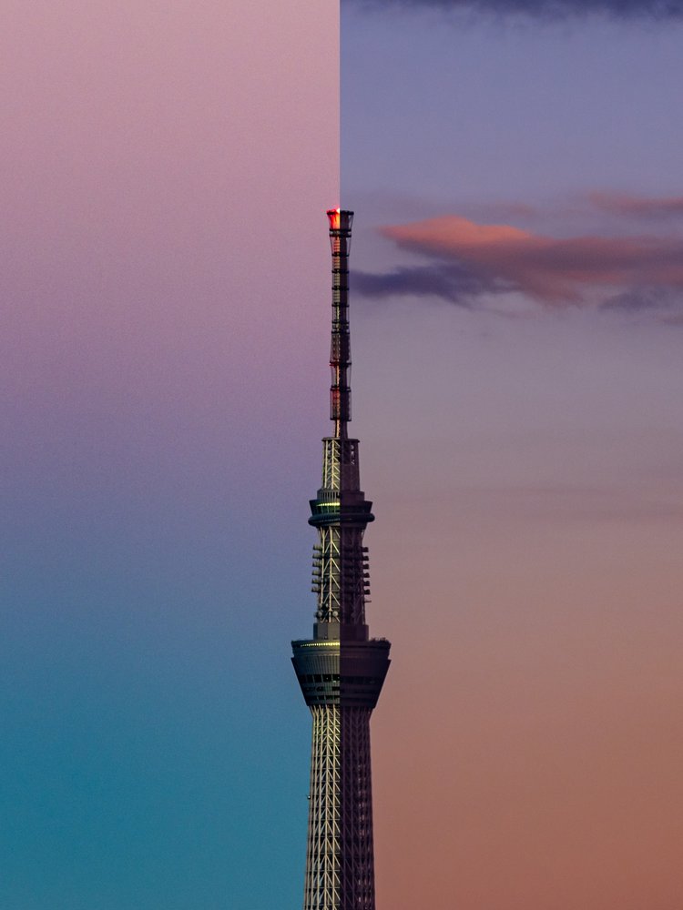 Skytree Sunset Gradient