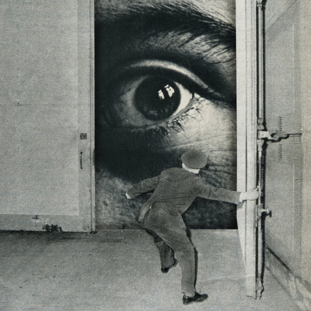 Surreal Gaze Beyond Door