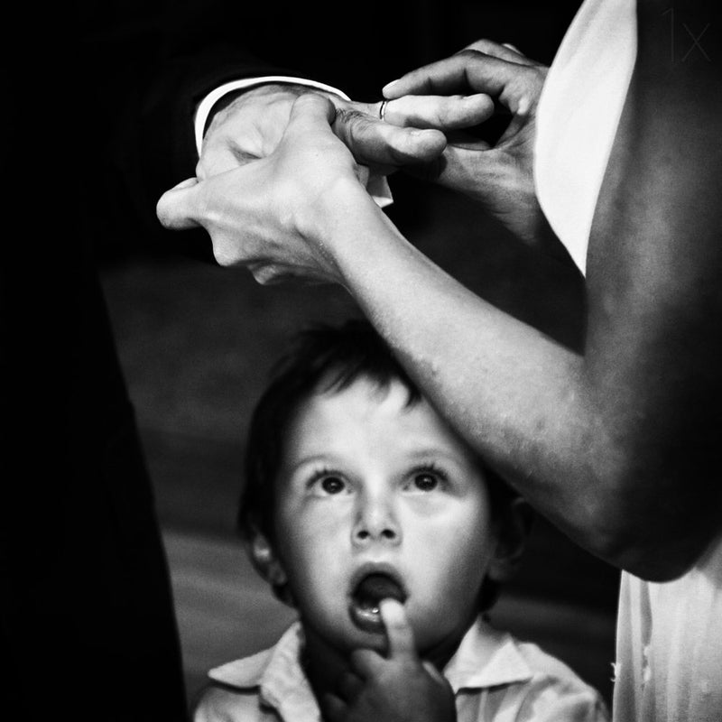 Curious Child Watches Wedding