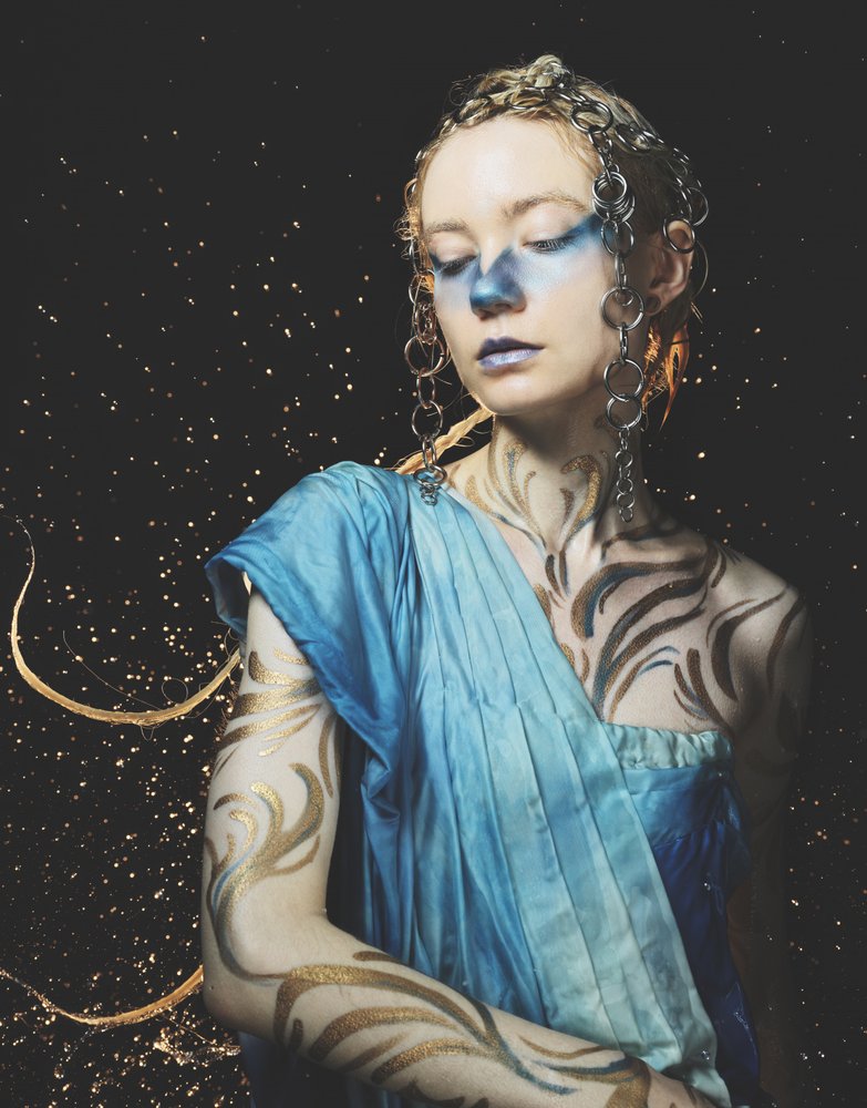 Golden Goddess Portrait