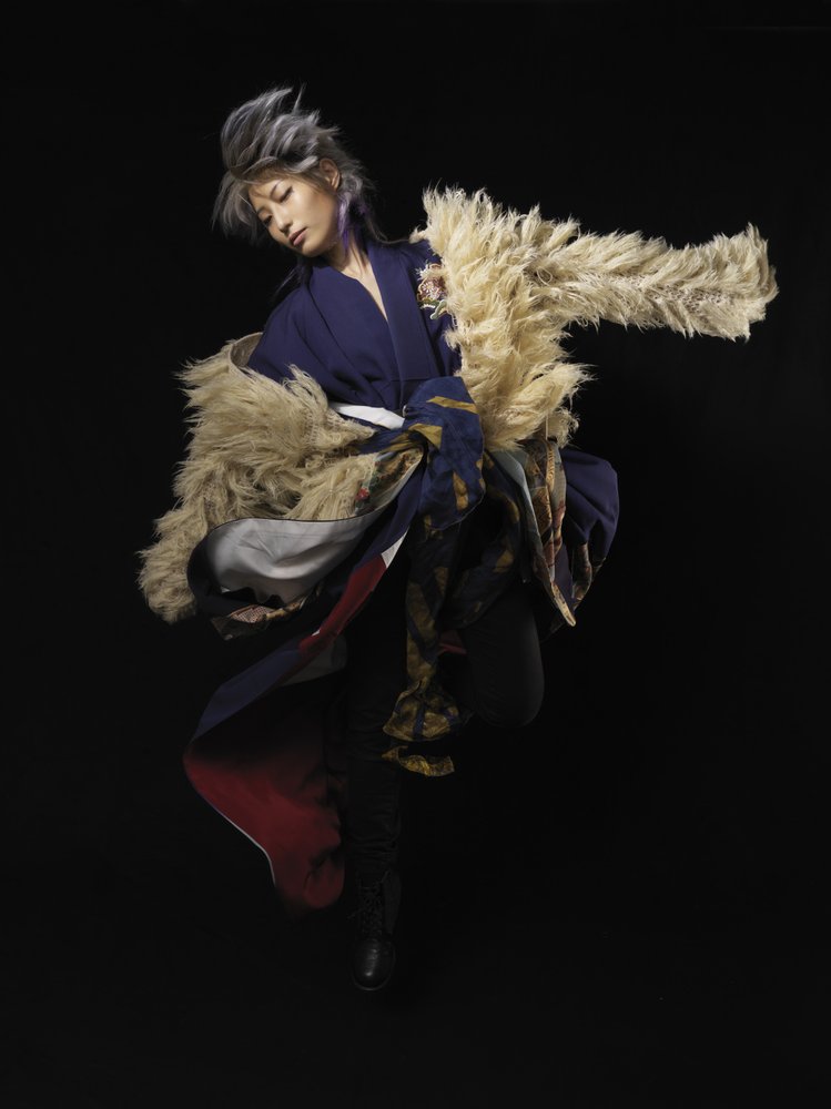 Dramatic Kimono Dancer