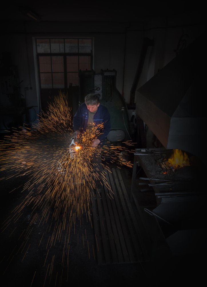 Craftsman's Fiery Work