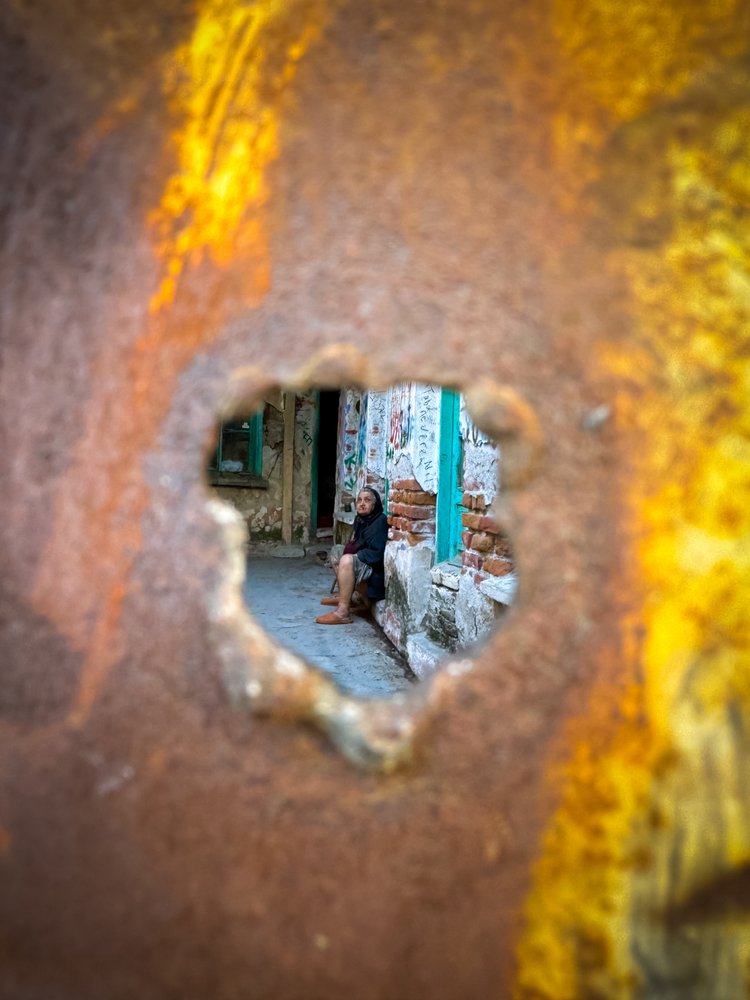 Rustic Alley Glimpse