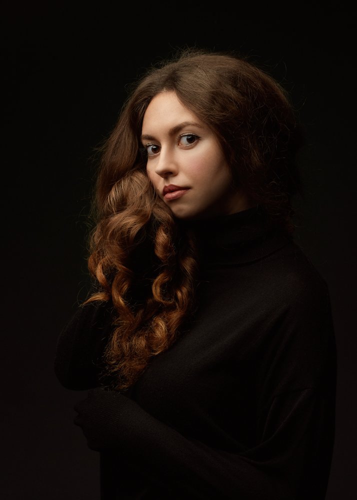 Pensive Woman Portrait