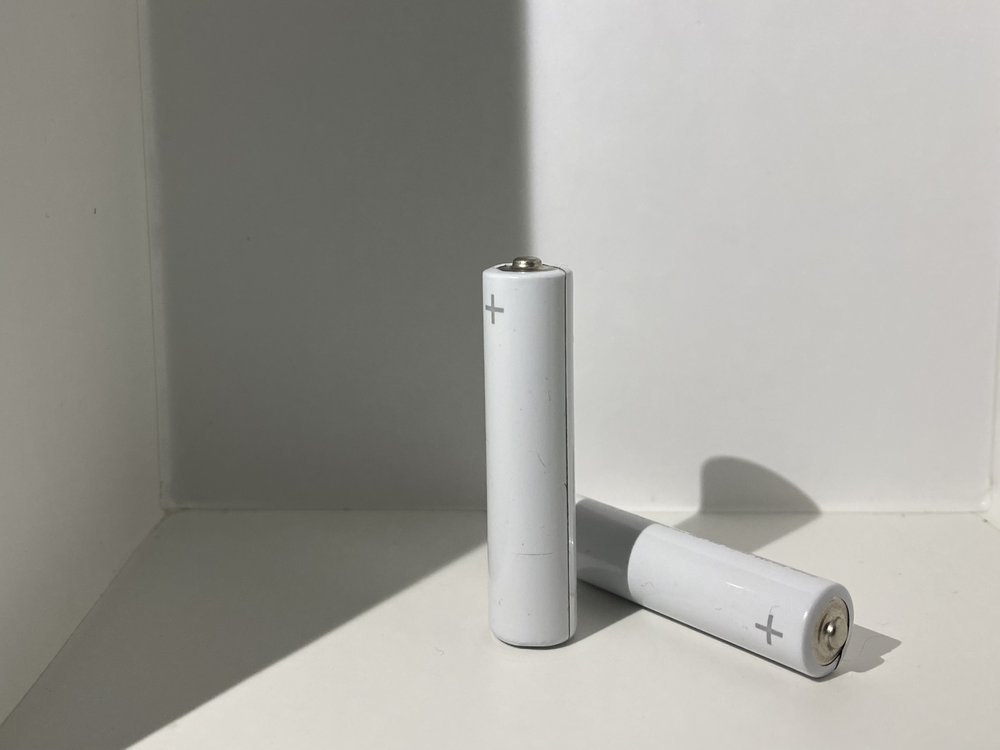 Clean White Batteries