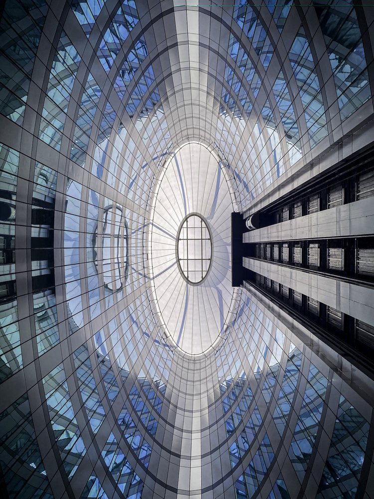 Modern Glass Atrium