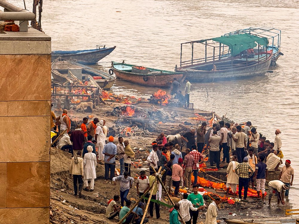 Ganges Cremation Ceremony