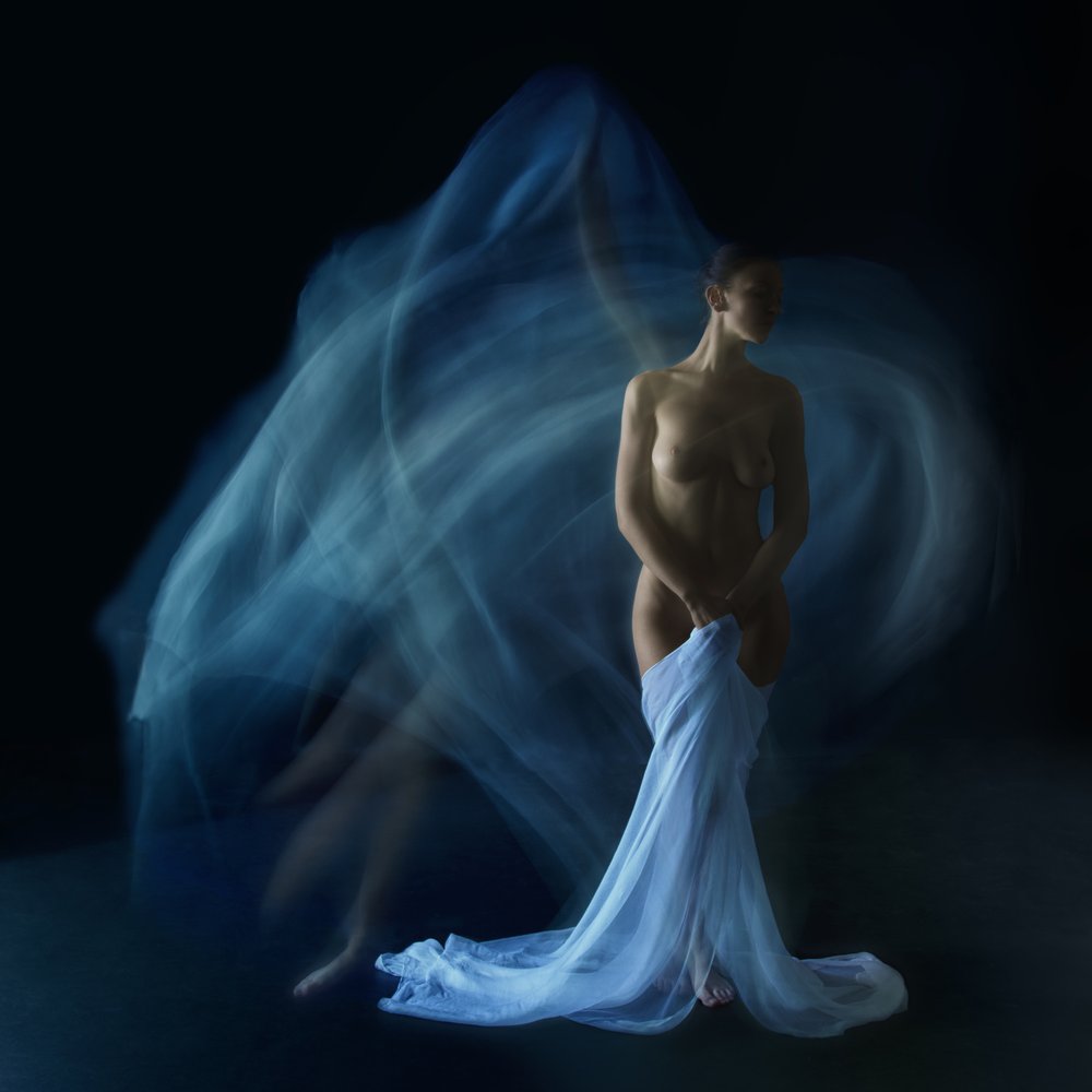 Ethereal Blue Drape