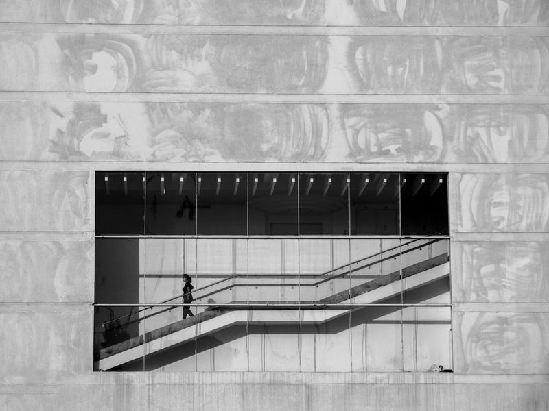 Urban Staircase Silhouette