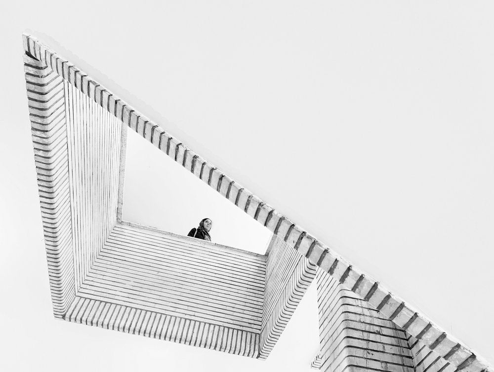 Abstract Architecture Woman