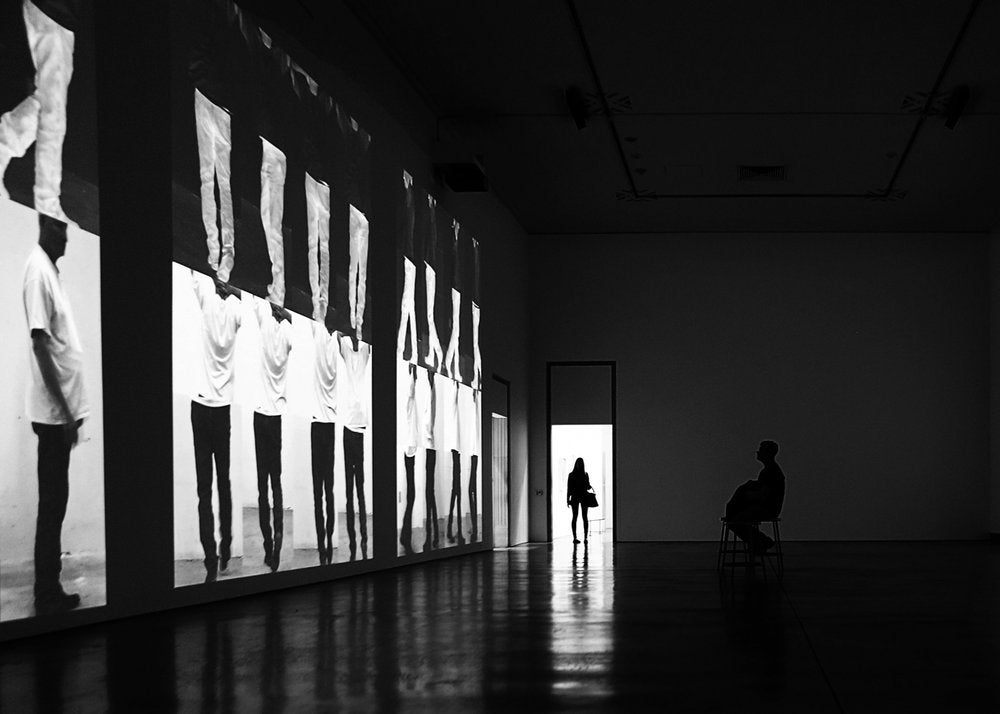 Contemplative Gallery Silhouettes