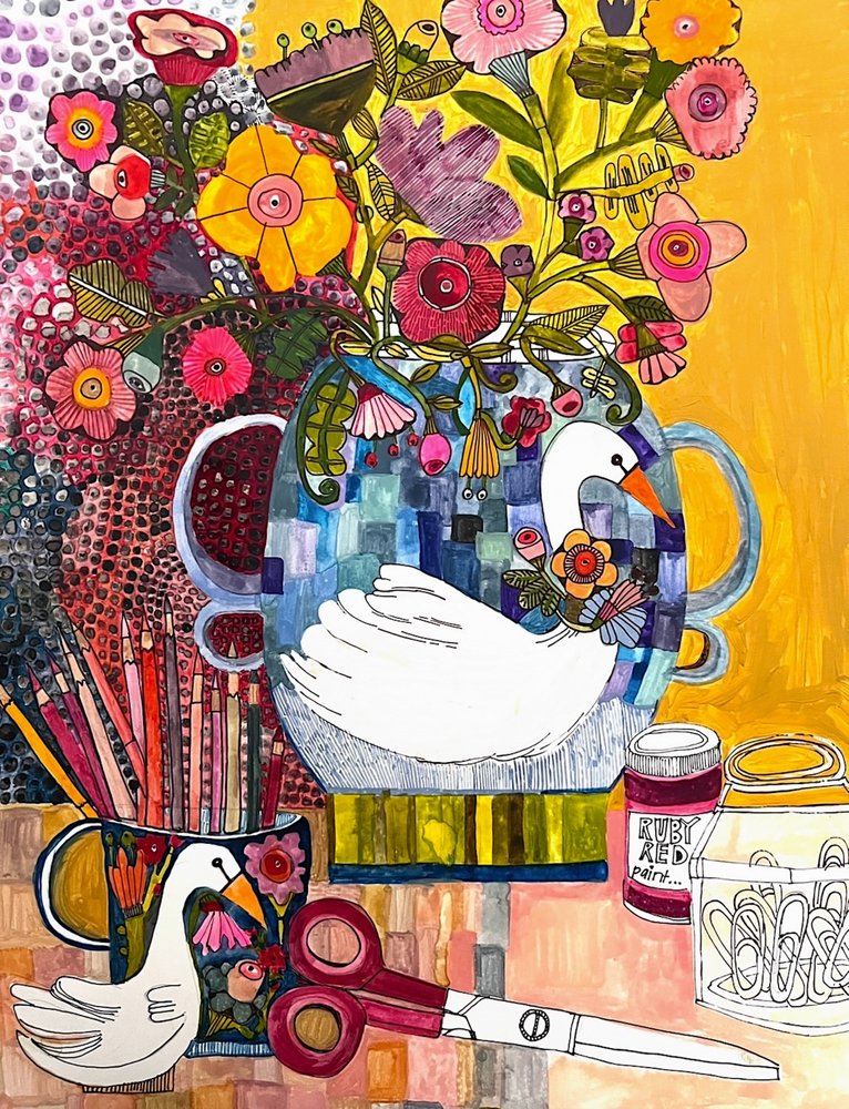 Still Life Swans