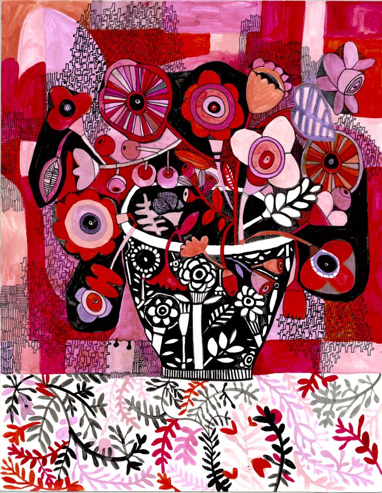 Shades of Pink Still Life
