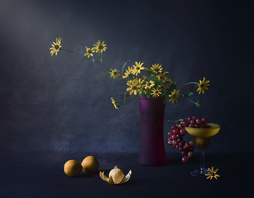 Moody Flowers and Fruit