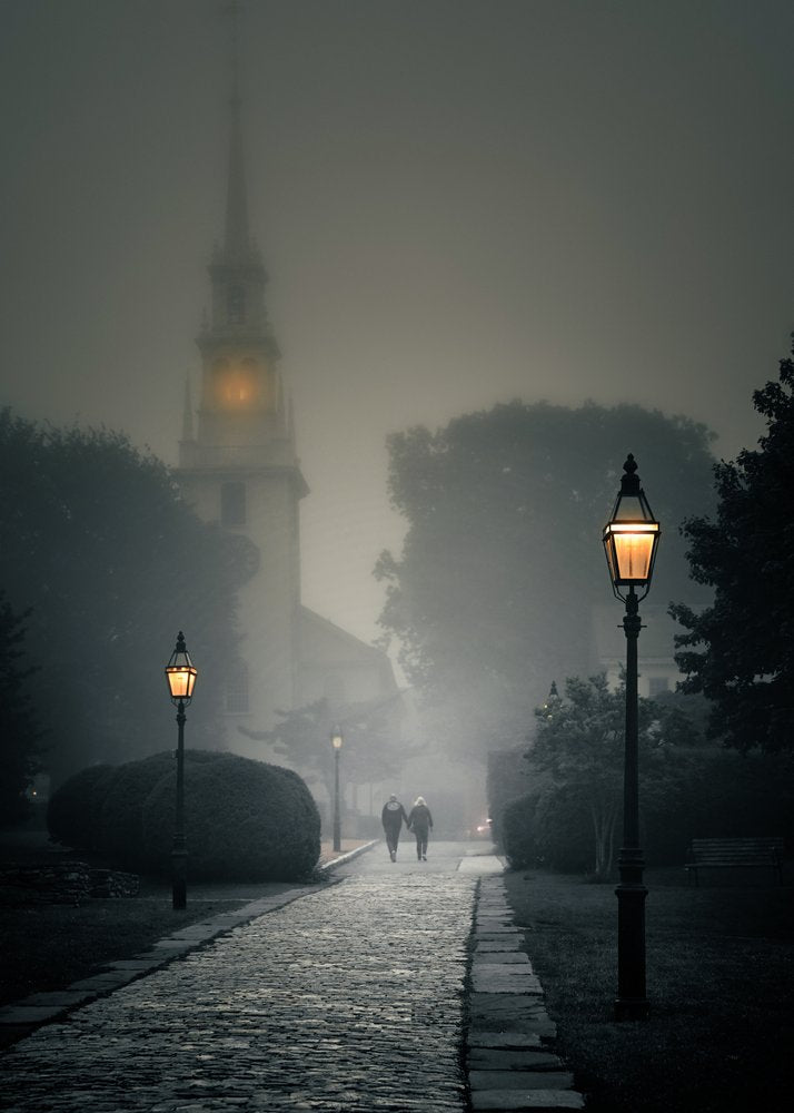 Misty Church Path