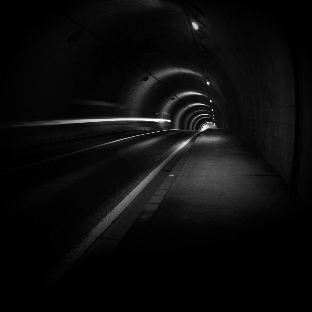 Dark Tunnel Light Trails
