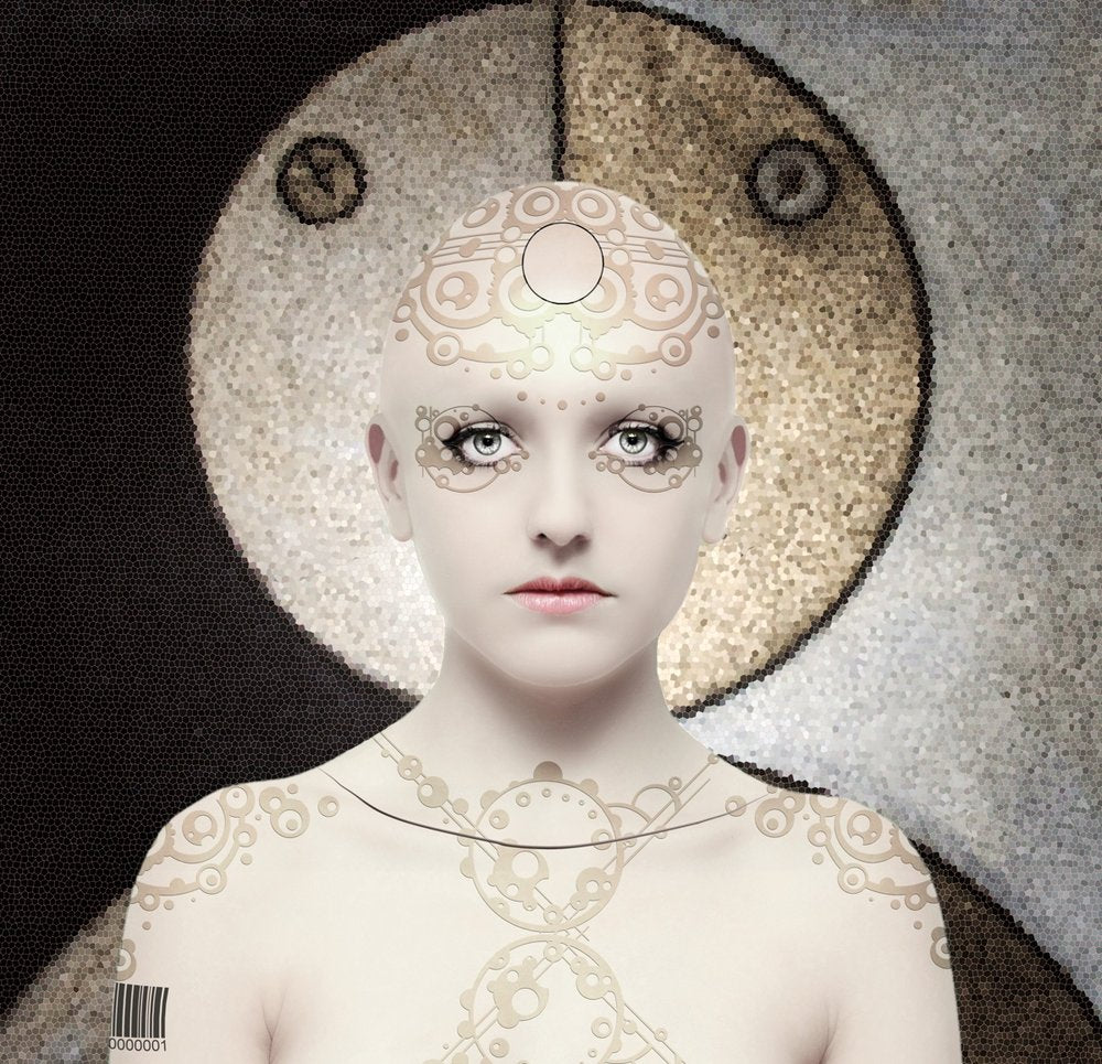 Futuristic Patterned Woman