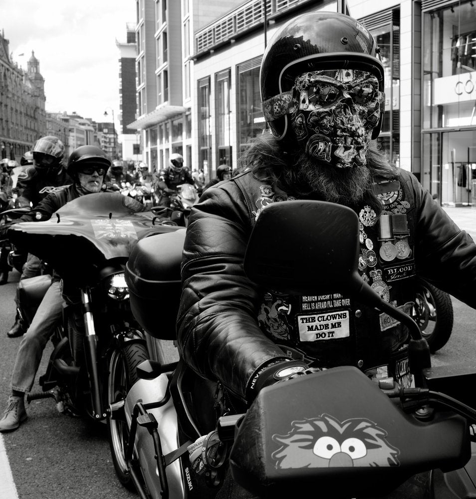 Skull Mask Biker