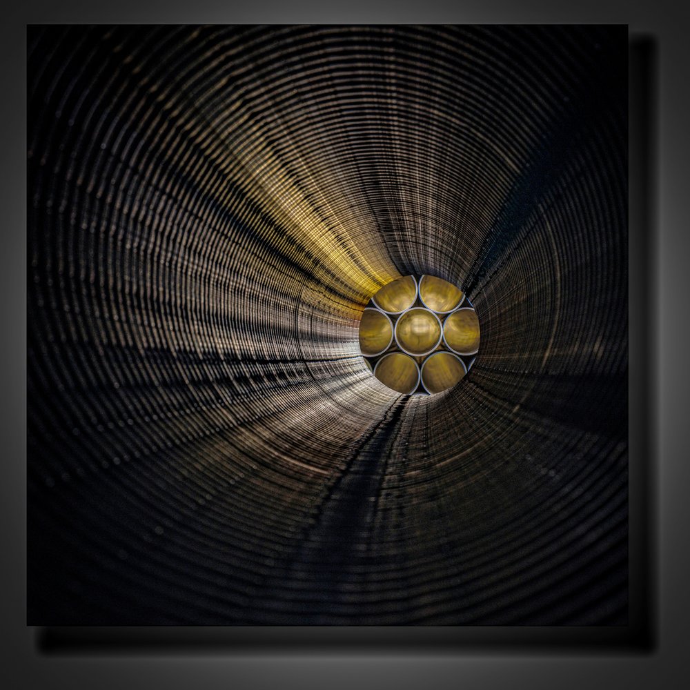 Golden Tubes Deep Tunnel