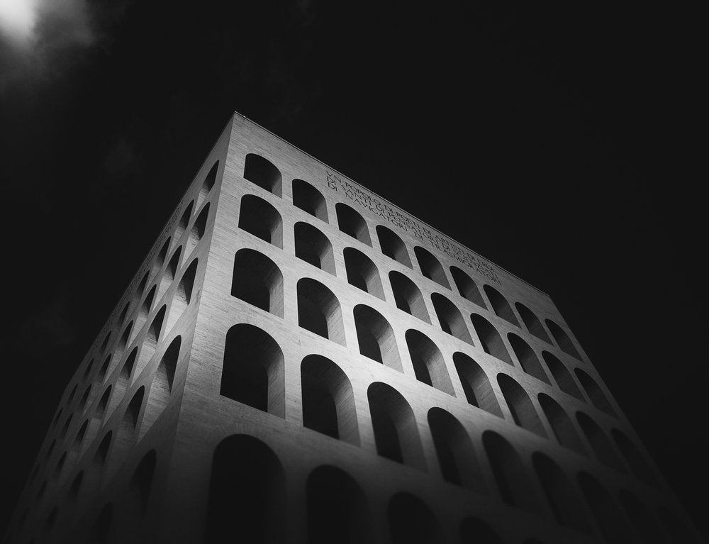 Geometric Archways Night
