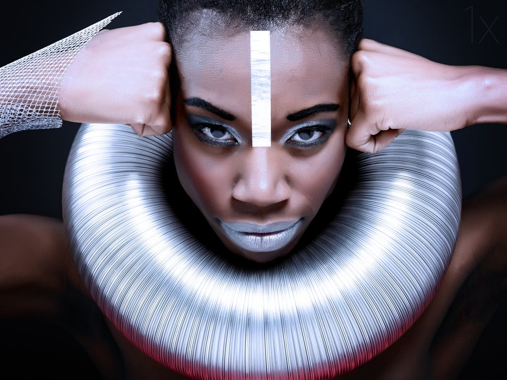 Strong Futuristic Woman