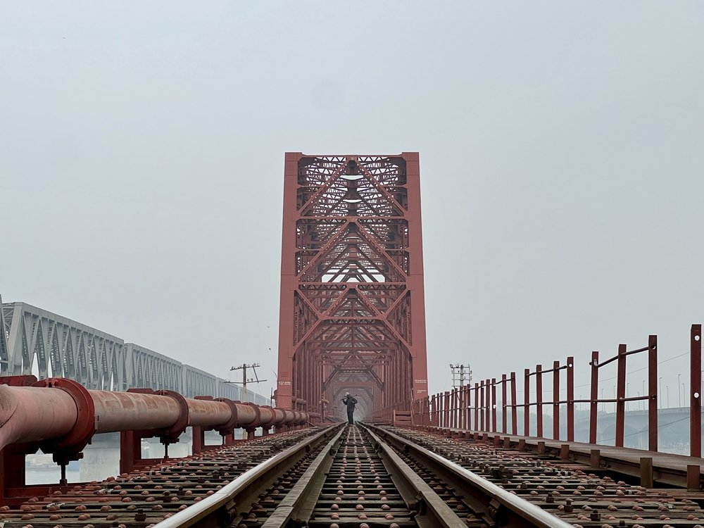 Red Railway Bridge Walk