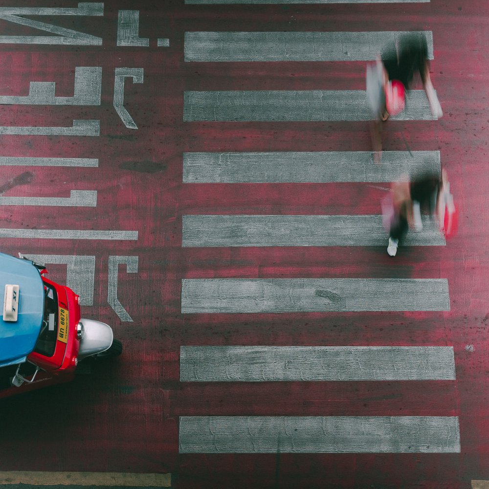 City Crosswalk Motion