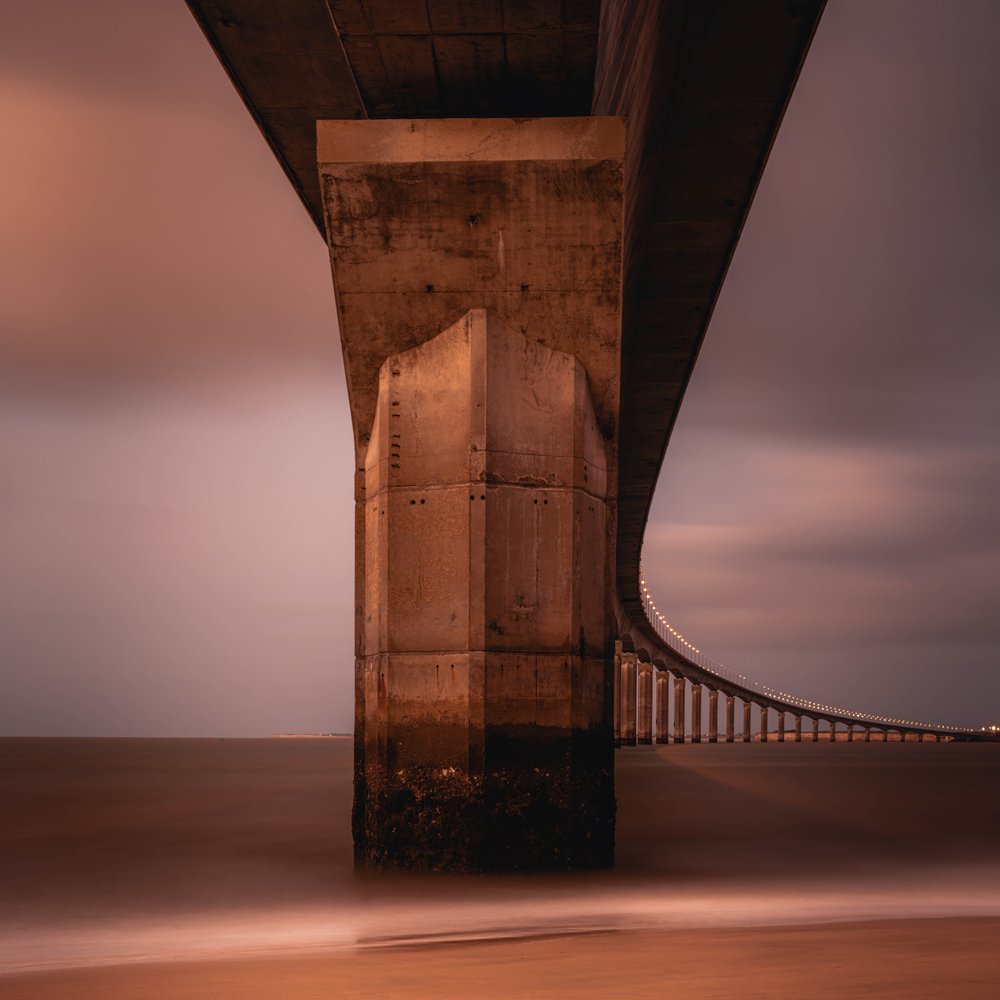 Serene Bridge Twilight