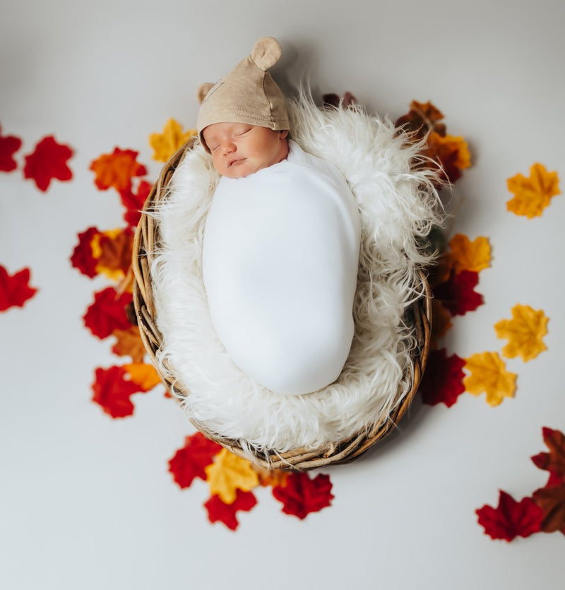 Sleeping Autumn Baby